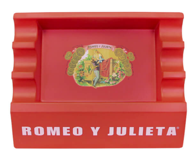 Ashtray Romeo y Julieta Indoor-Outdoor Melamine Red Large 6 cigars