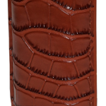 THE GENTLEMEN CLUB COLLECTION  Sorrento 2-Cigar Leather Case - Brown