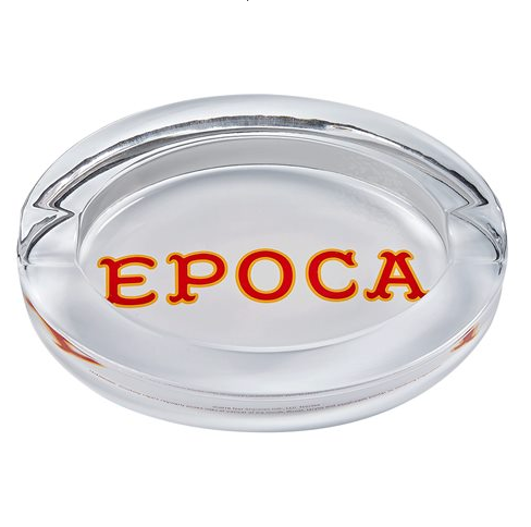 Nat Sherman Ferio Tego Epoca Oval Glass Ashtray